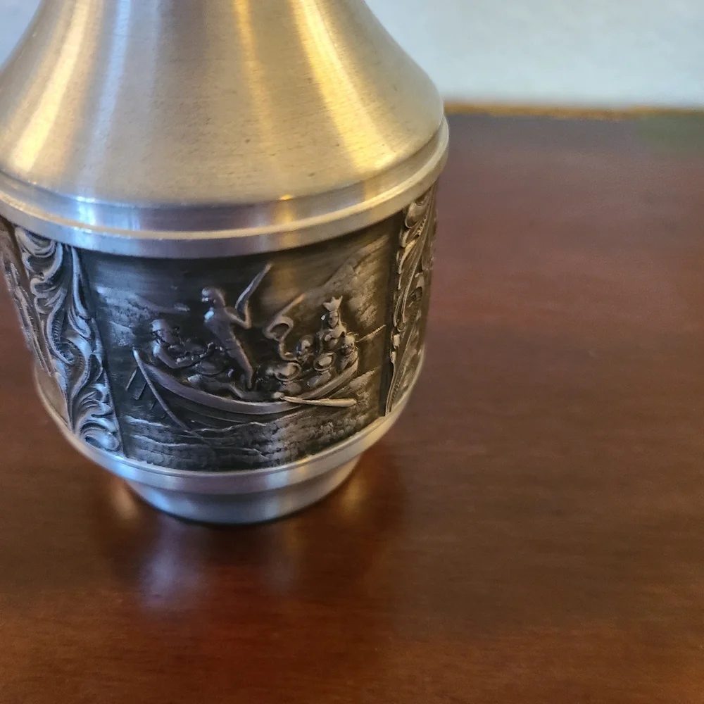 Pewter vintage Astrid Holthe Company vase from the 70s❤️